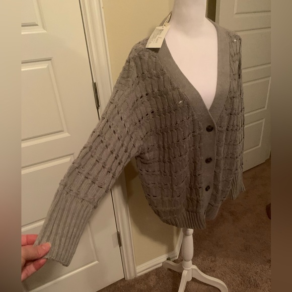 Grace and Lace NWT size XL. Grey cardigan - Picture 4 of 8